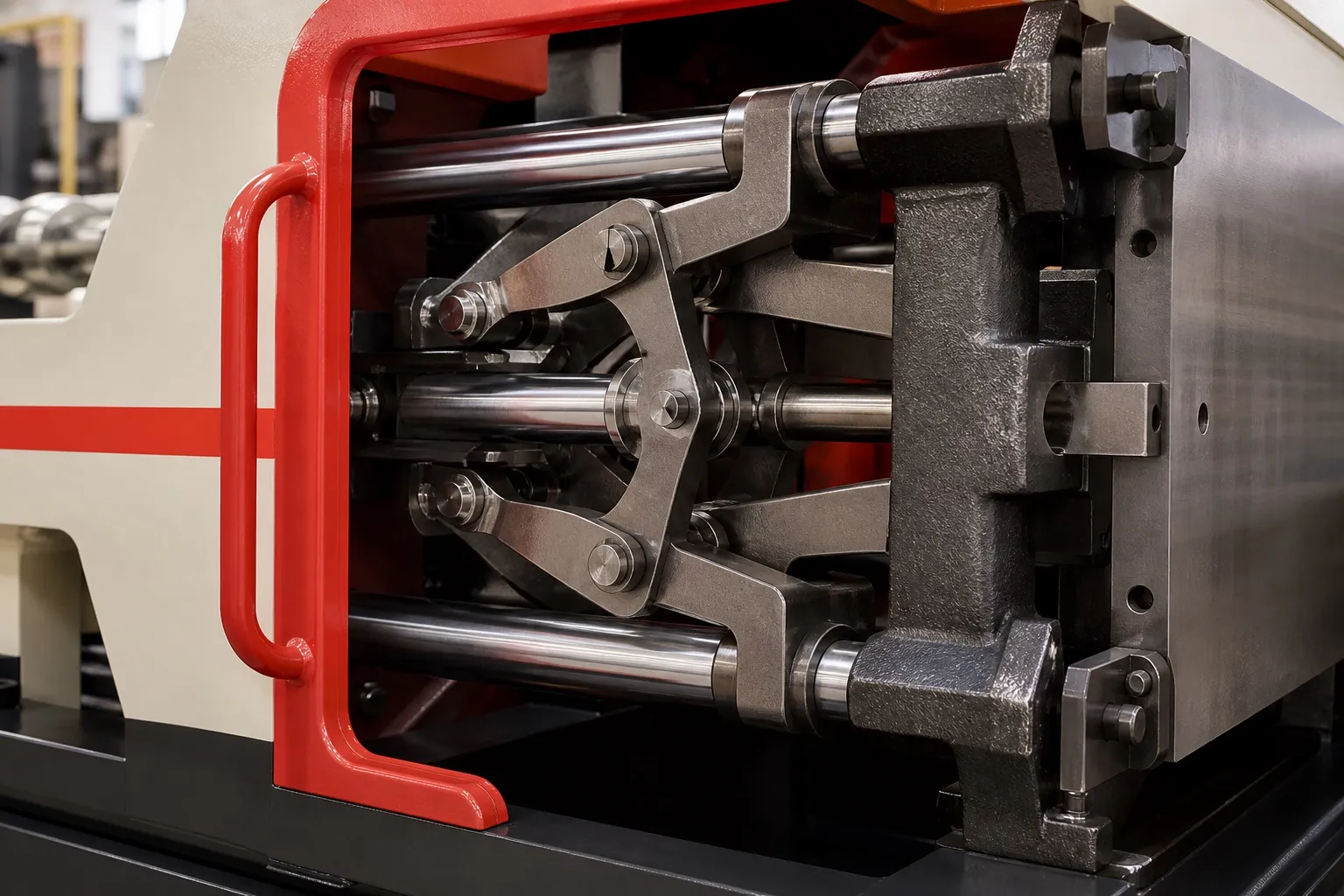 Toggle clamping unit