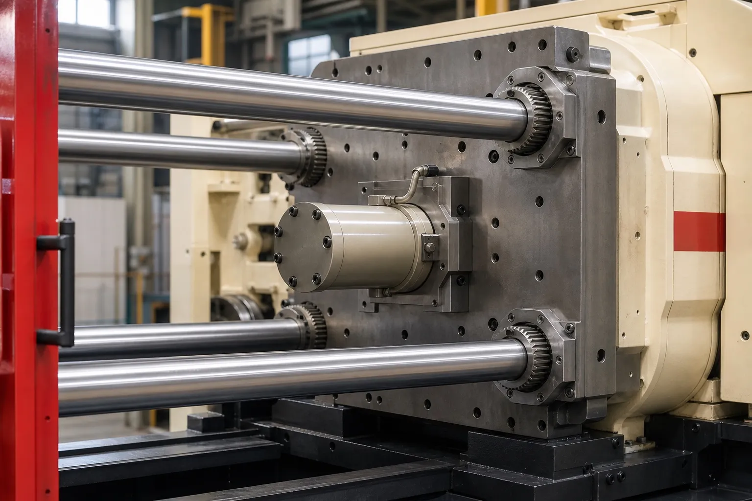 Two-platen clamping unit