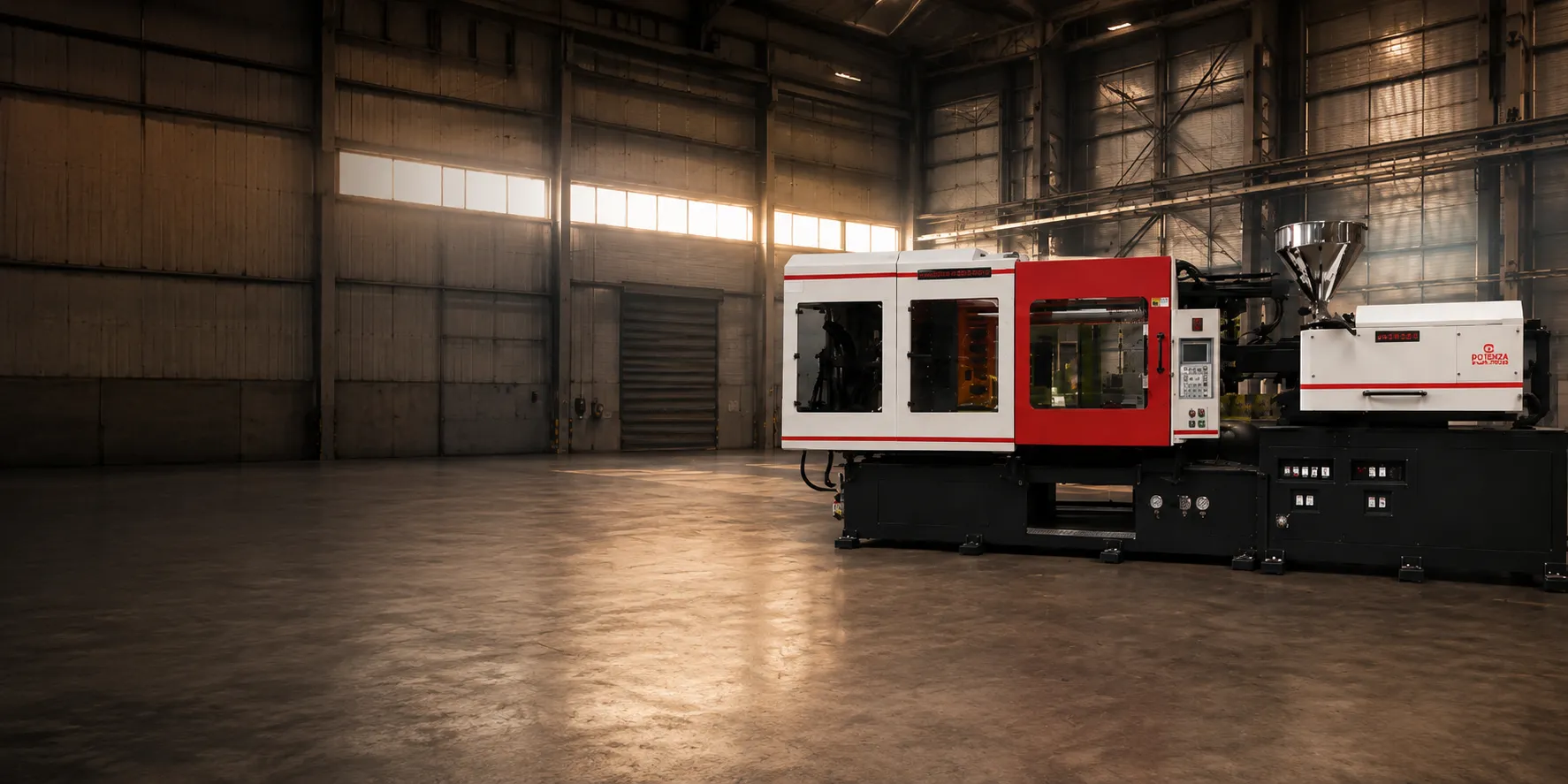 Pratishna Engineers Injection Moulding Machine Manufacturing Facility in Mumbai, India.