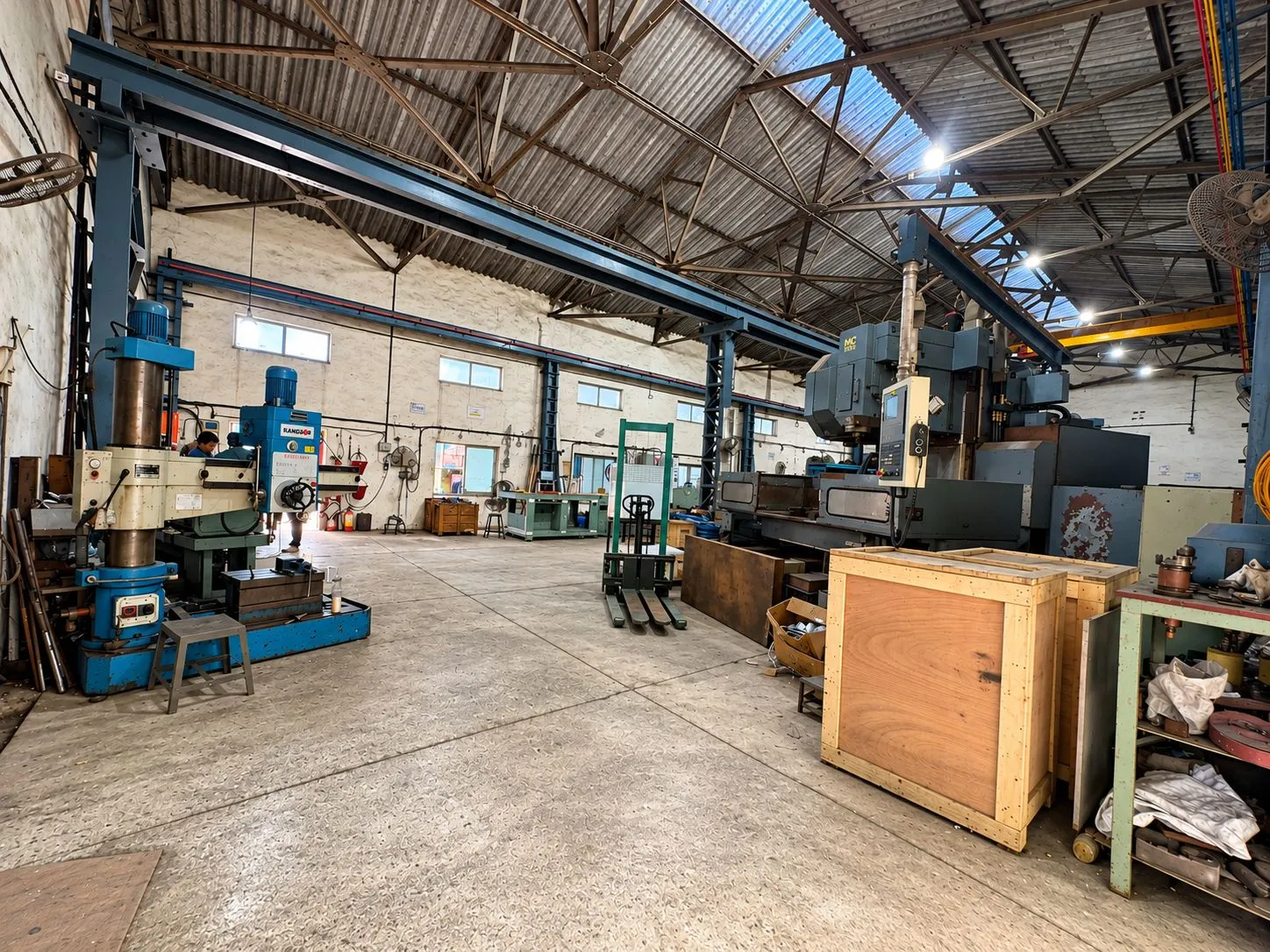Radial drill bay in the Pratishna works